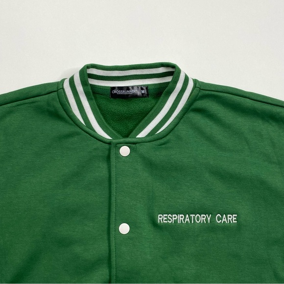 Unisex Varsity Letterman Embroidered Respiratory Therapist Jacket - Picture 4 of 13